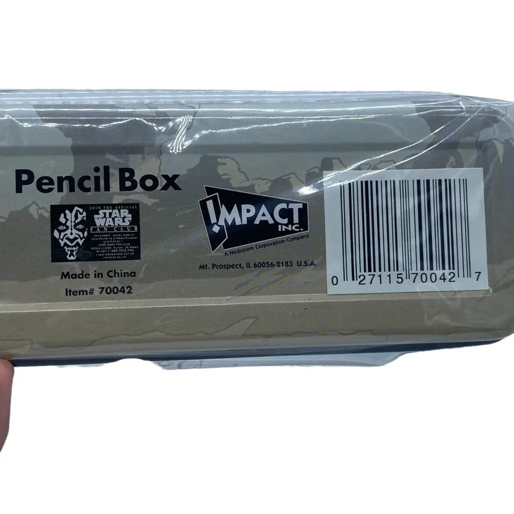 Star Wars Episode I Metal Pencil Box‎ Impact Inc. Featuring Anakin Jar Jar NEW
